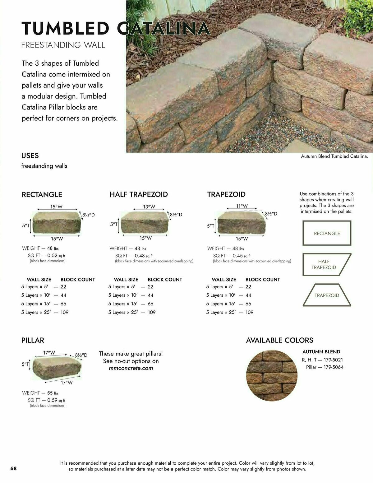 Menards 2024 Landscape Block Catalog Weekly Ad from March 14