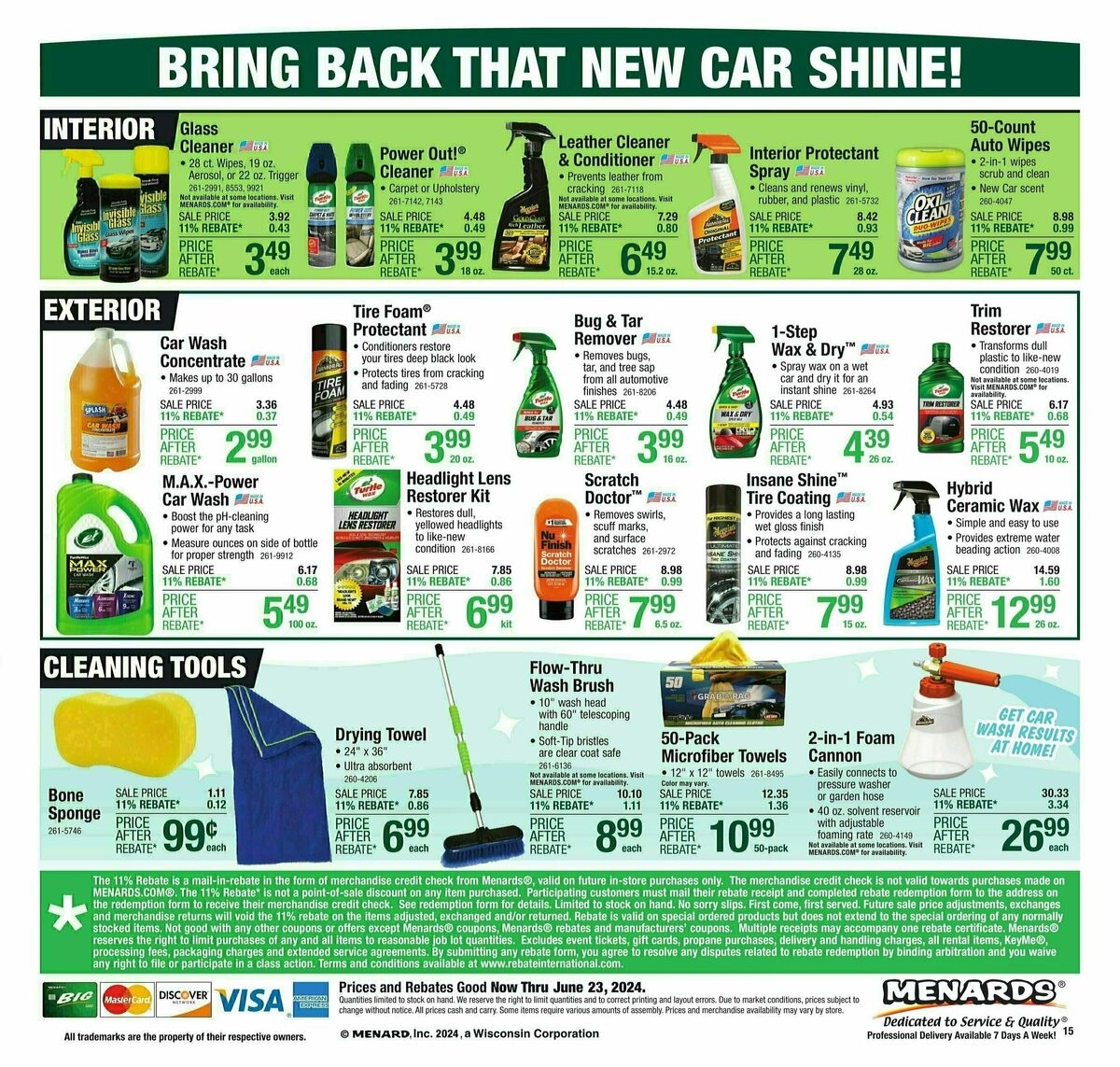 Menards Weekly Ad from June 12