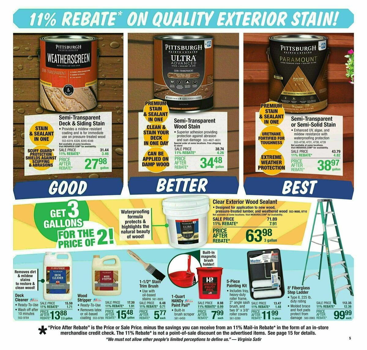 Menards Weekly Ad from June 19