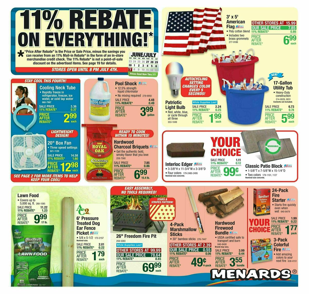 Menards Weekly Ad from June 26