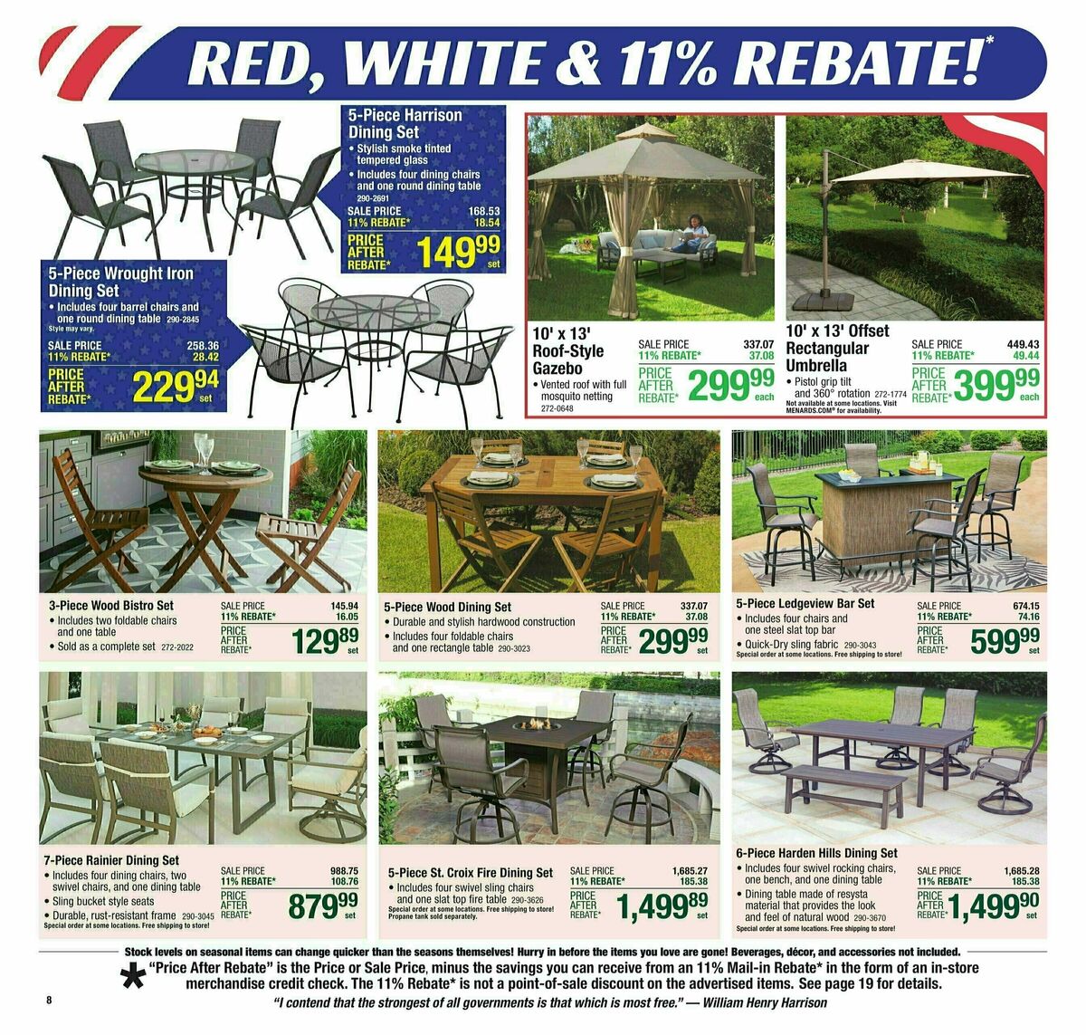 Menards Weekly Ad from June 26