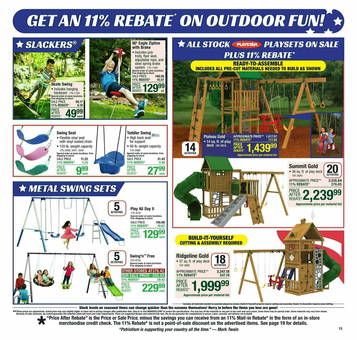 Menards Weekly Ad from June 26