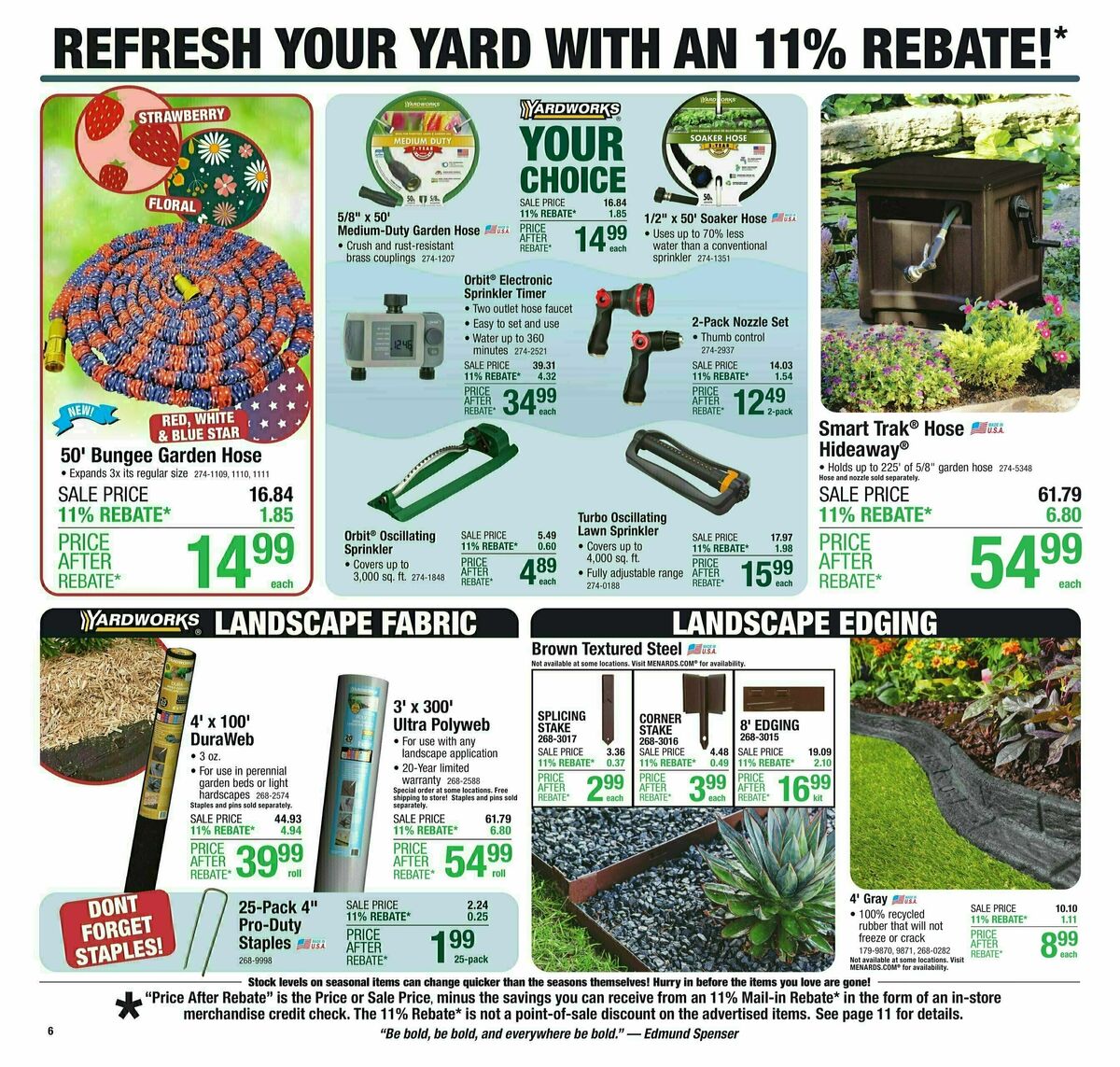 Menards Weekly Ad from July 3