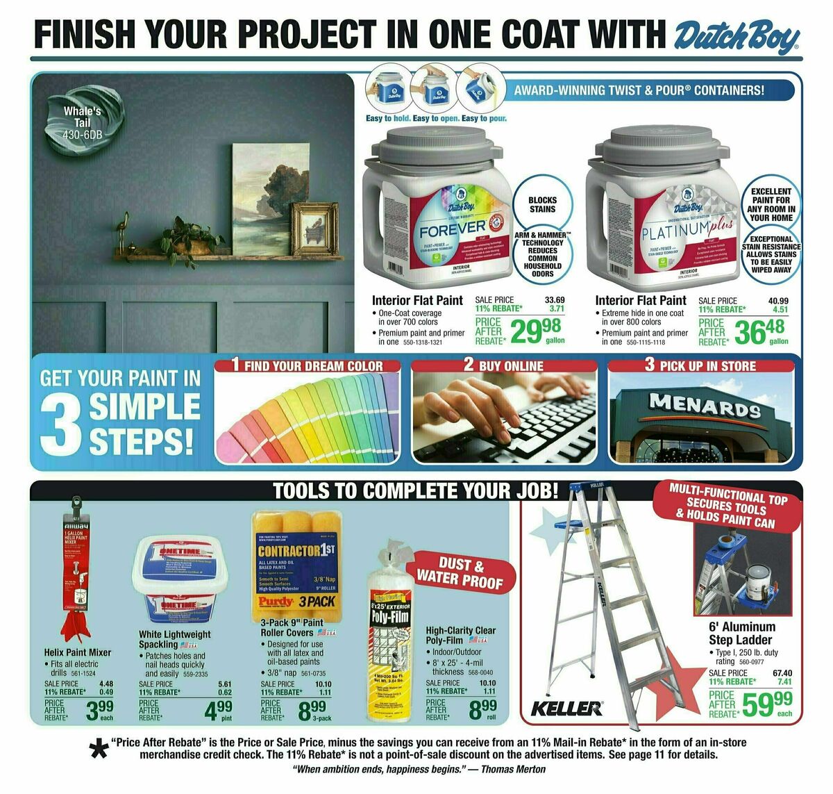 Menards Weekly Ad from July 3