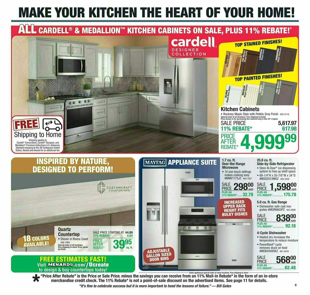 Menards Weekly Ad from July 3