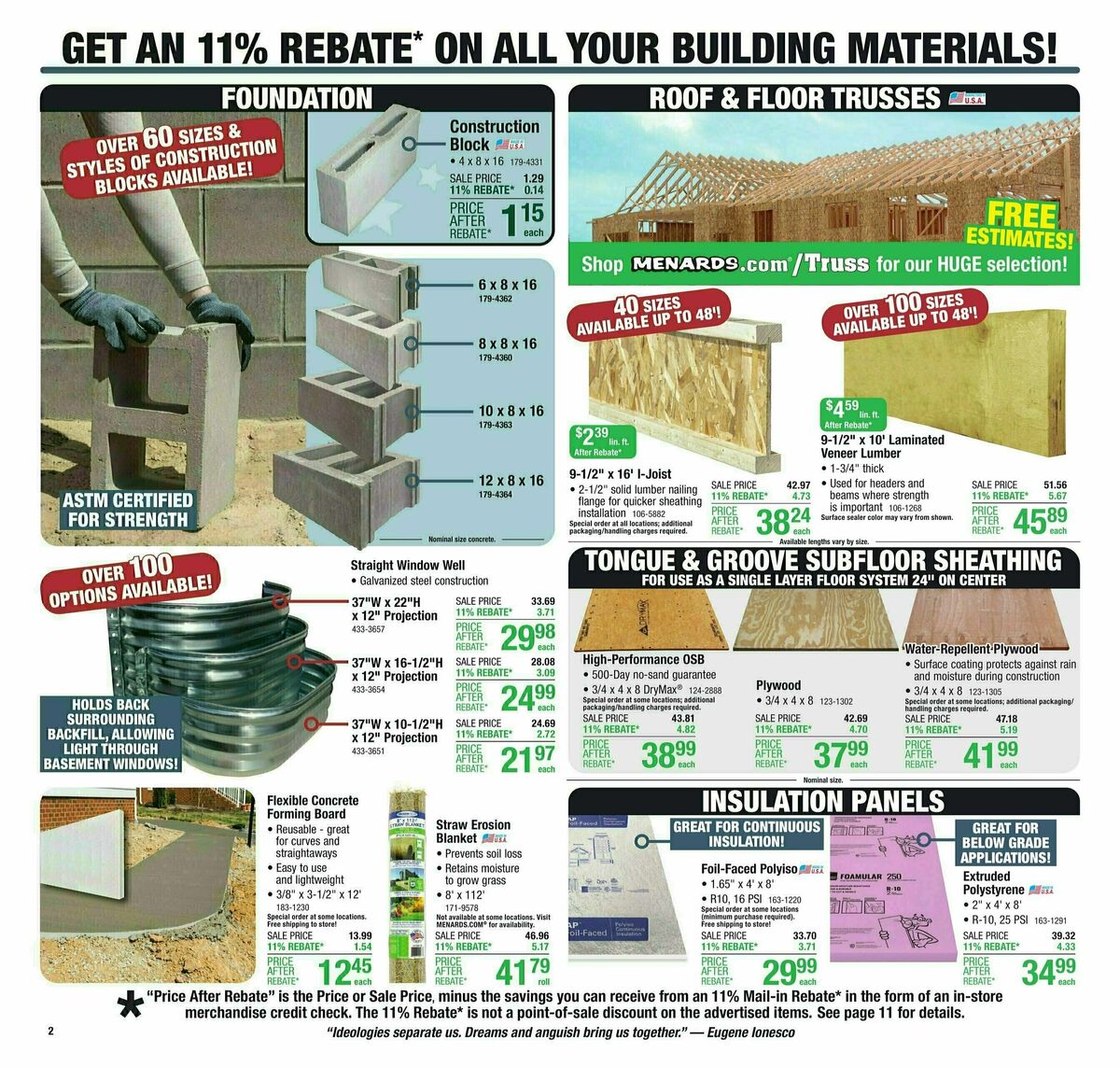 Menards Weekly Ad from July 3