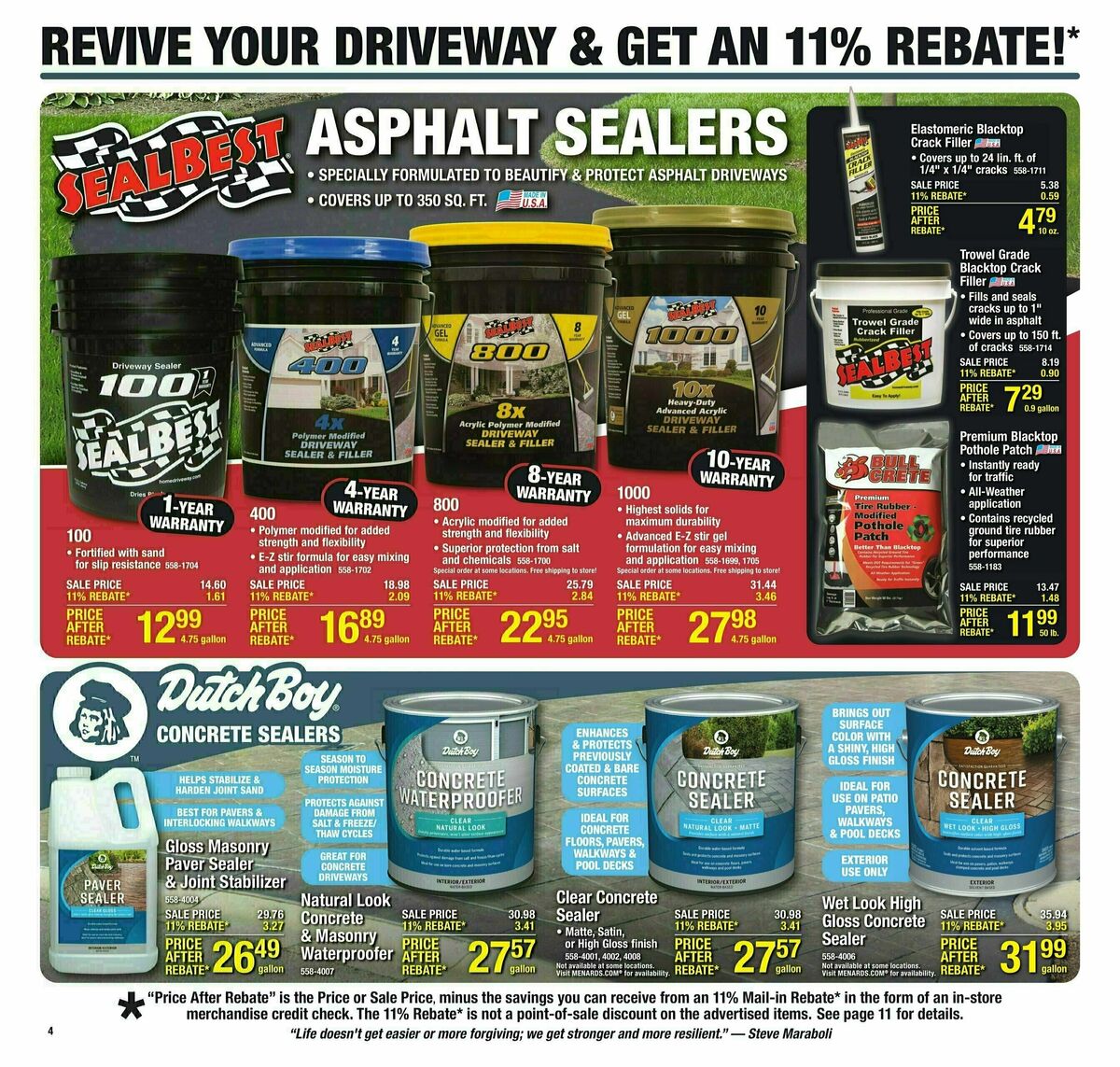 Menards Weekly Ad from July 3