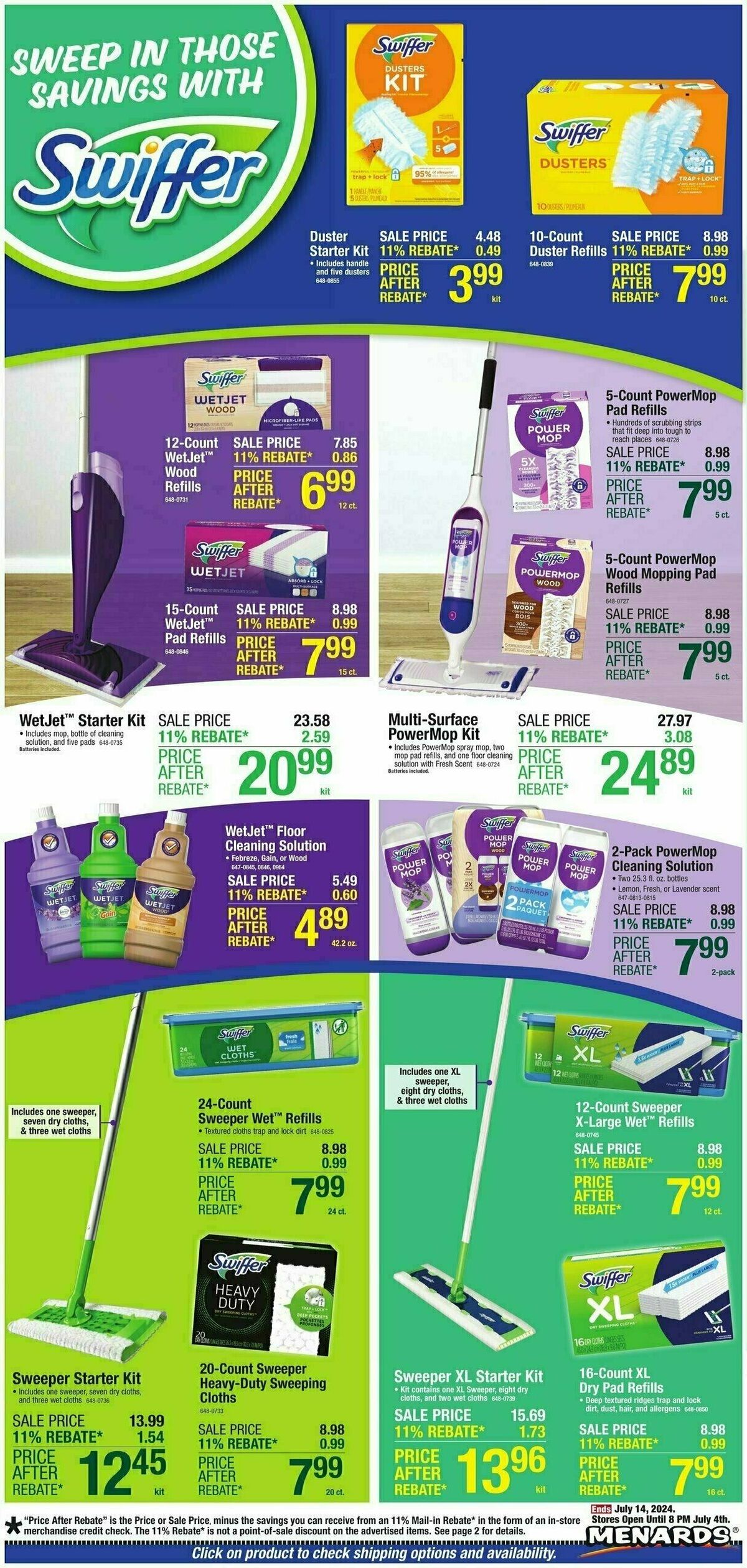 Menards Home Essentials Weekly Ad from July 3