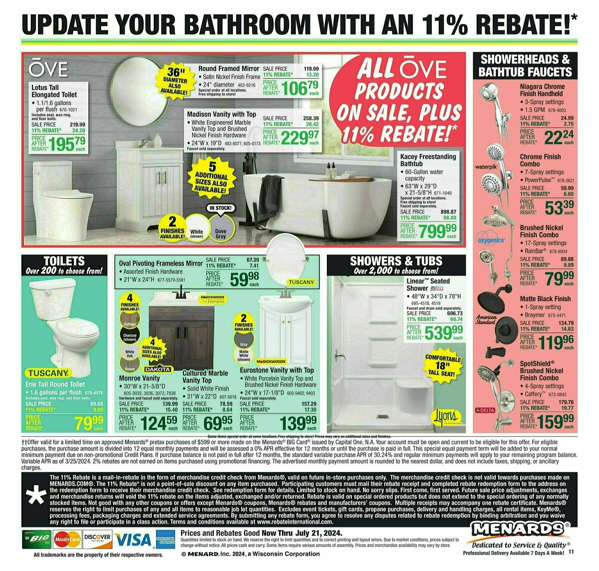 Menards Weekly Ad from July 10