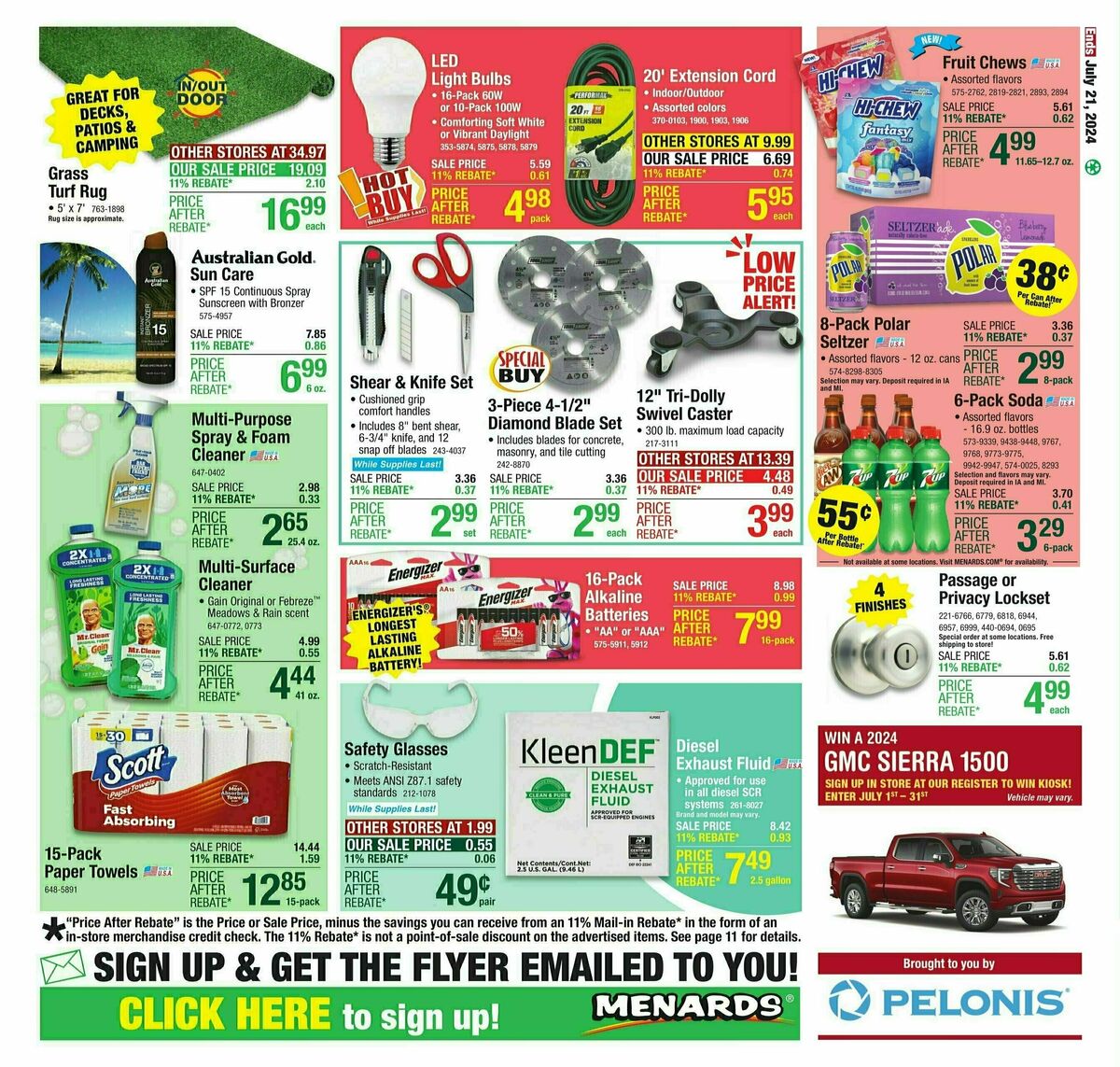 Menards Weekly Ad from July 10