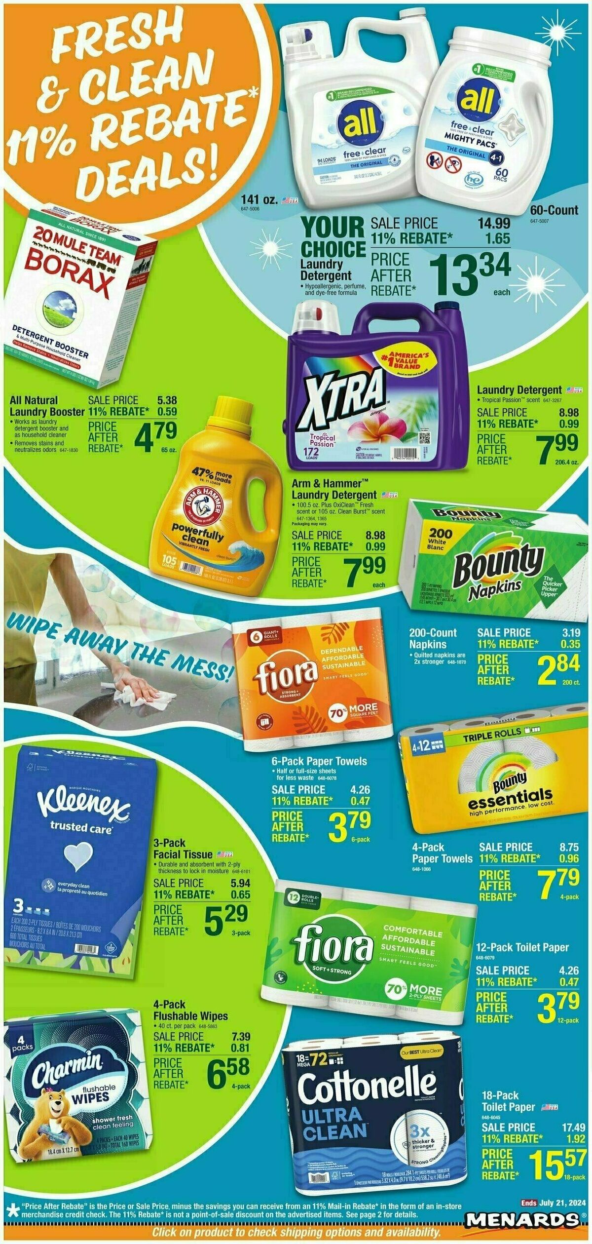 Menards Home Essentials Weekly Ad from July 10