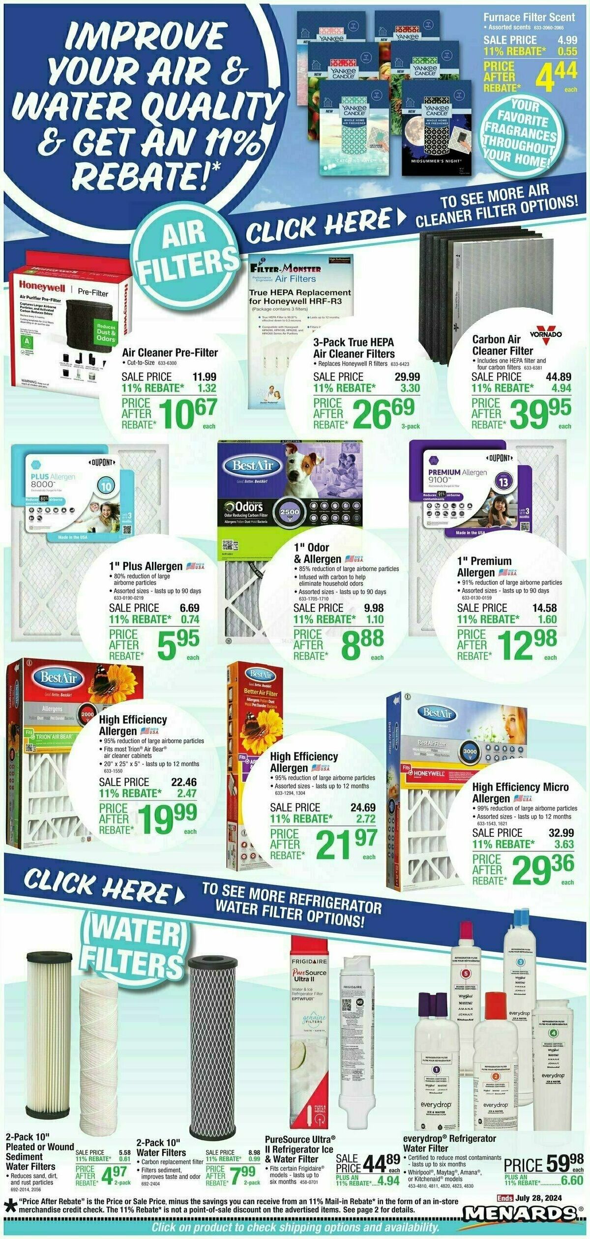 Menards Home Essentials Weekly Ad from July 17