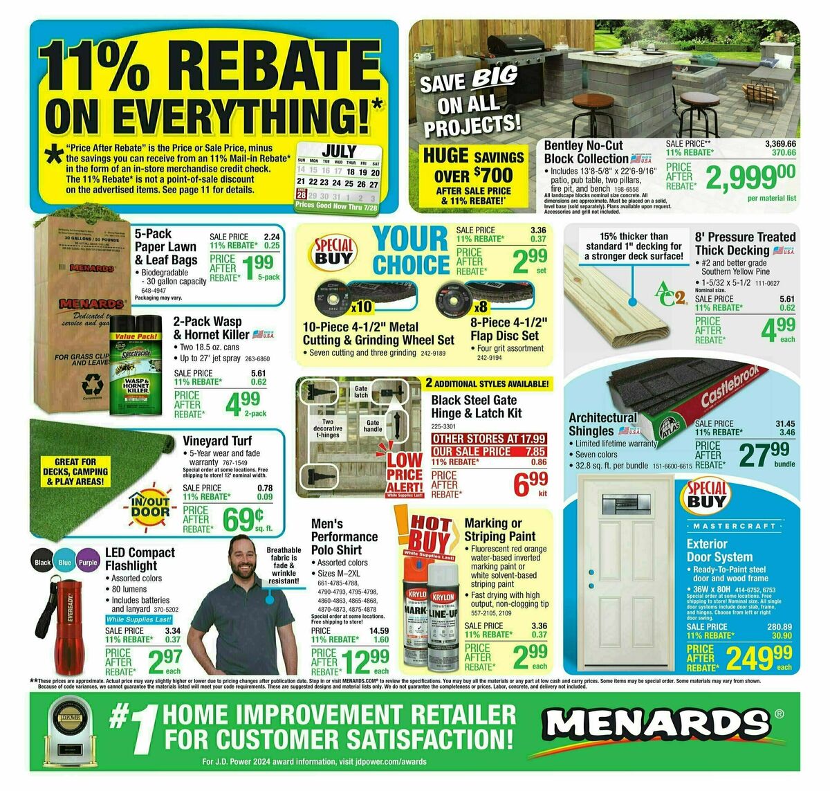 Menards Weekly Ad from July 17