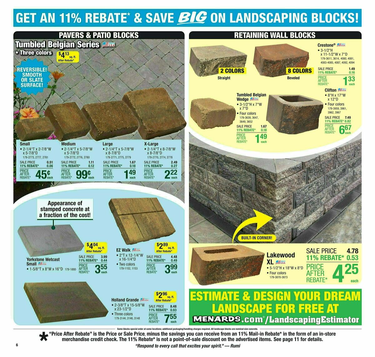 Menards Weekly Ad from July 17