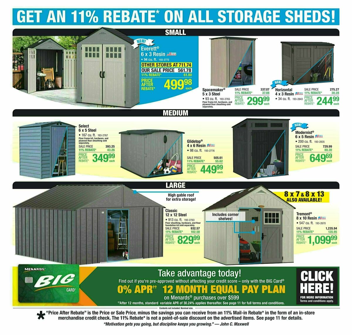 Menards Weekly Ad from July 17