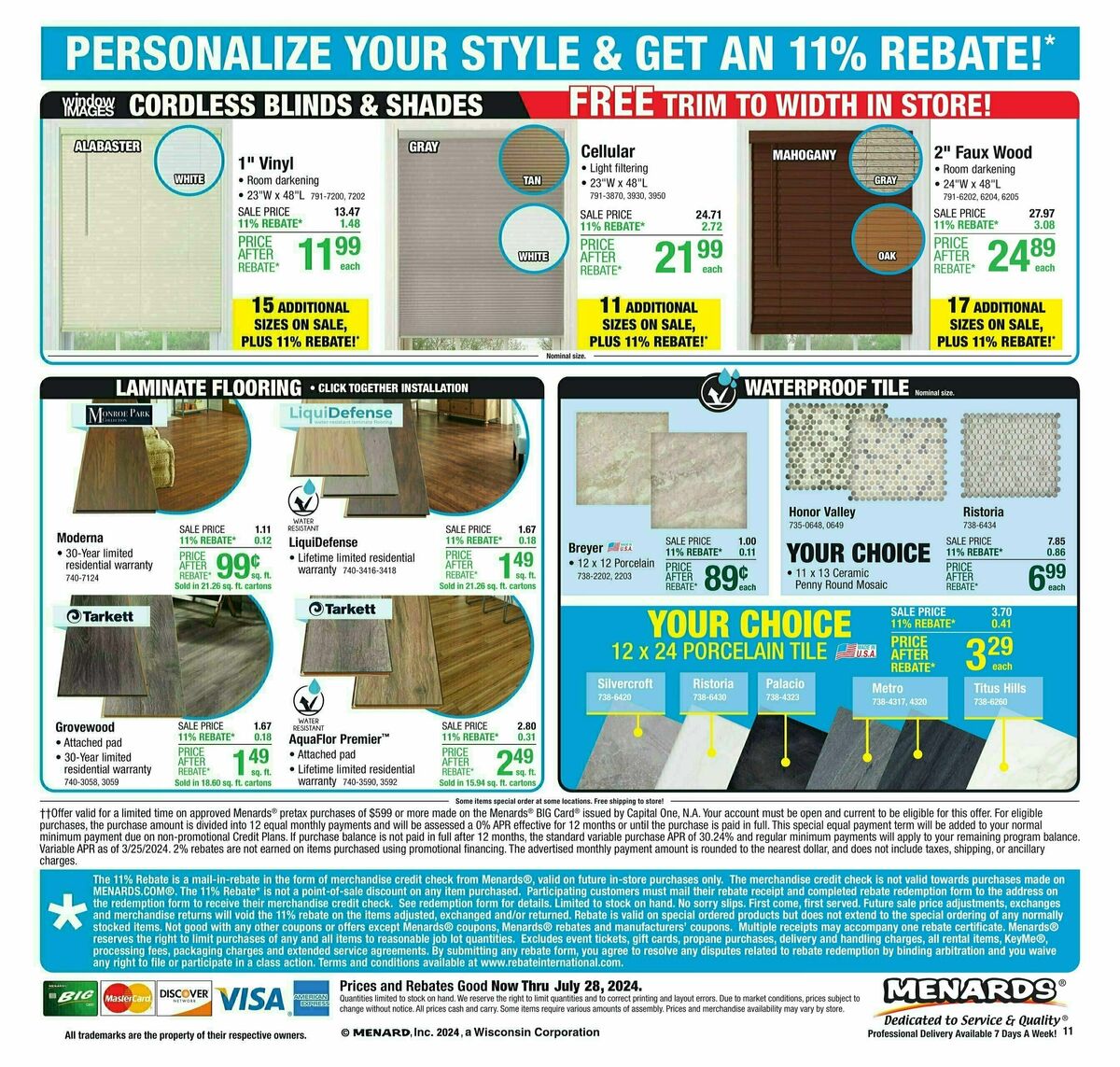 Menards Weekly Ad from July 17