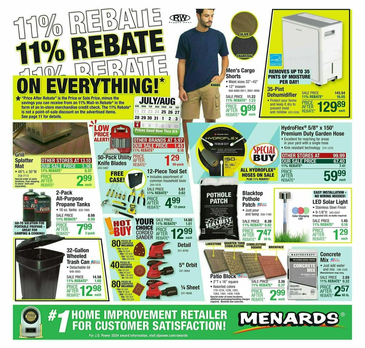 Menards Weekly Ad from July 24