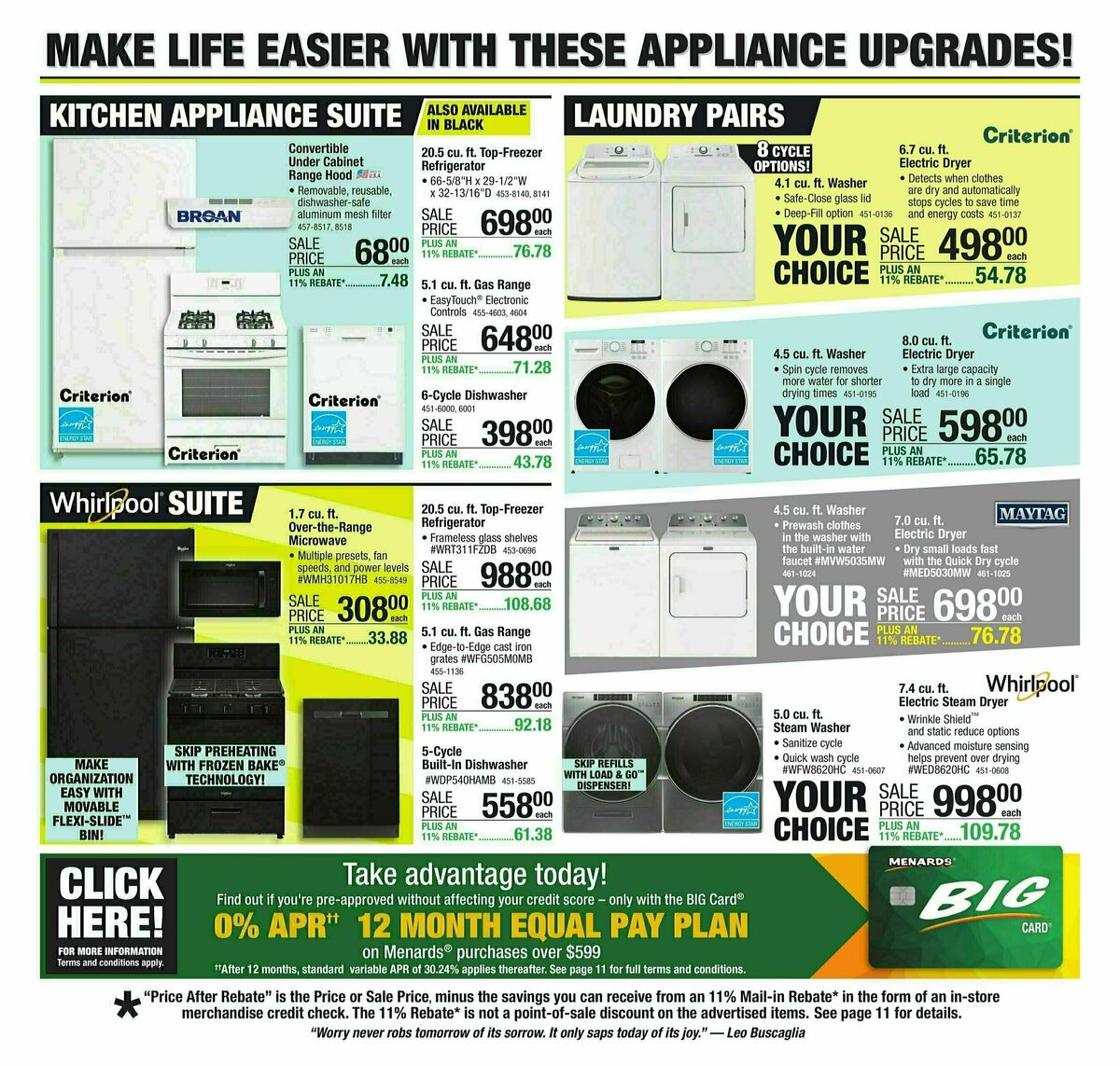 Menards Weekly Ad from July 24