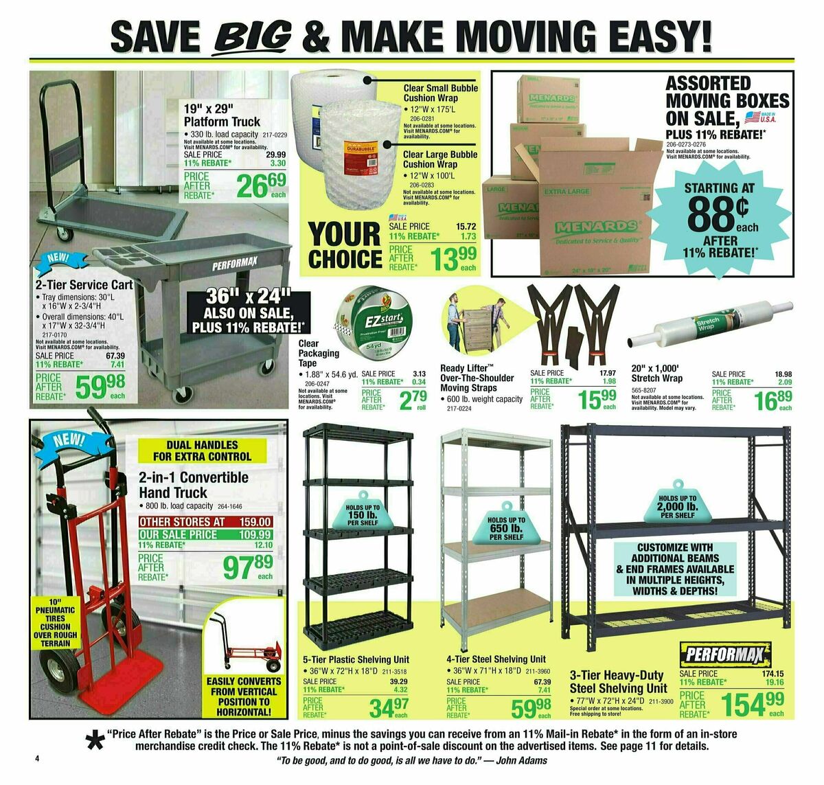 Menards Weekly Ad from July 24