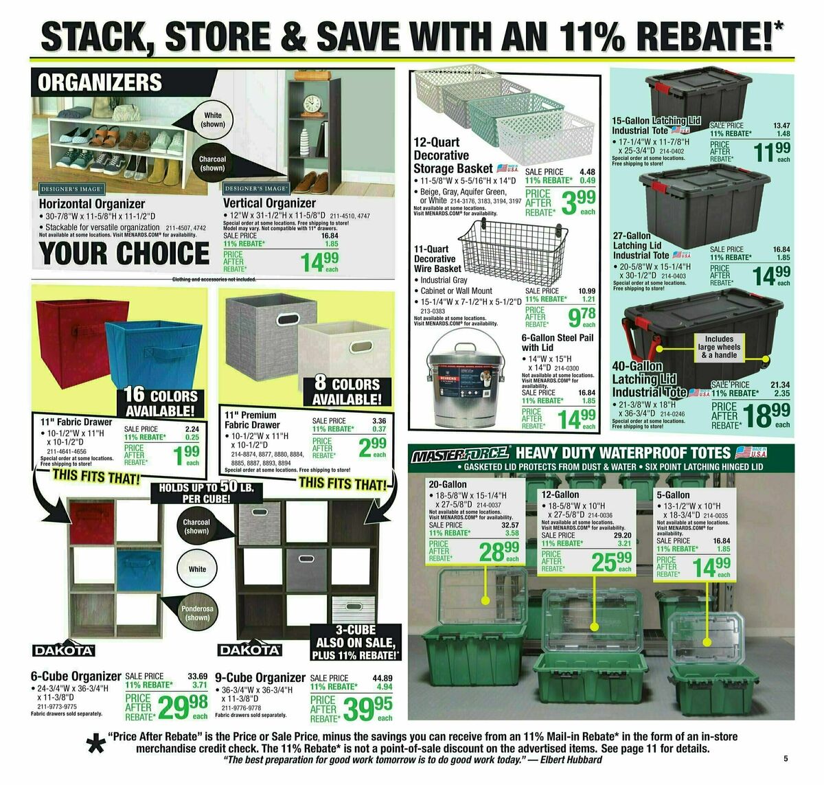 Menards Weekly Ad from July 24