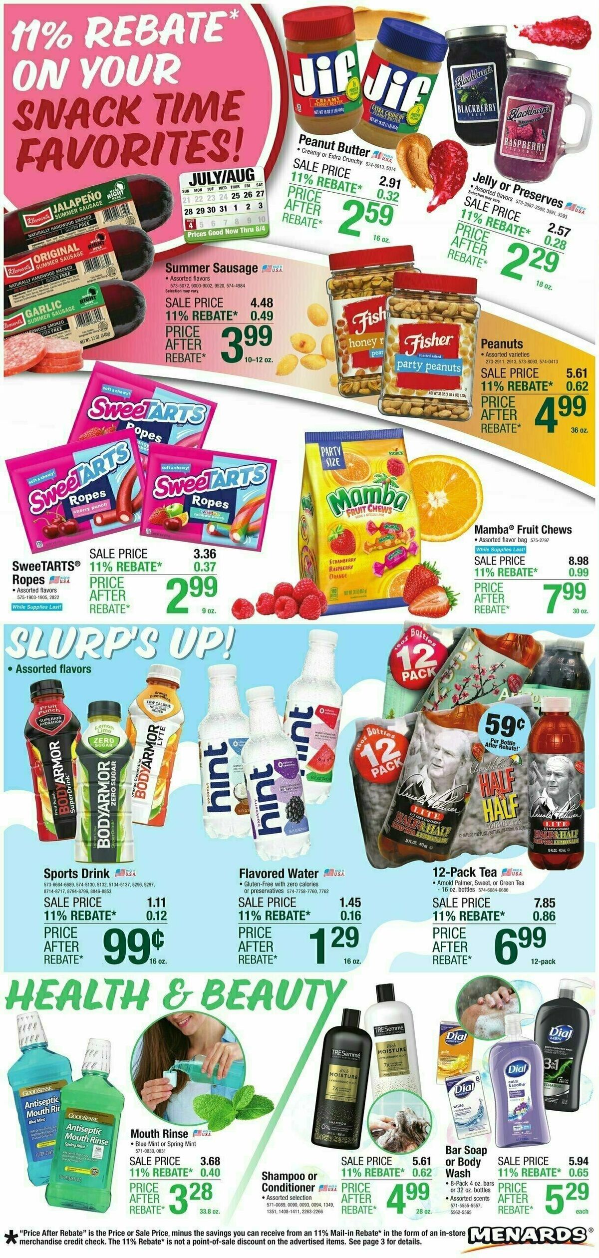 Menards Home Essentials Weekly Ad from July 24