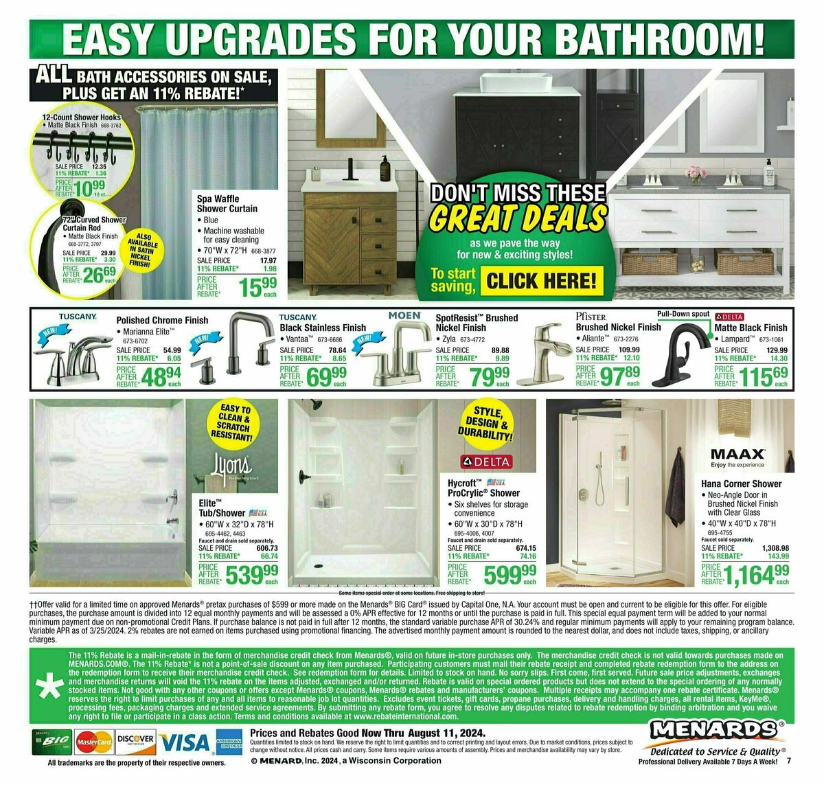 Menards Weekly Ad from July 31