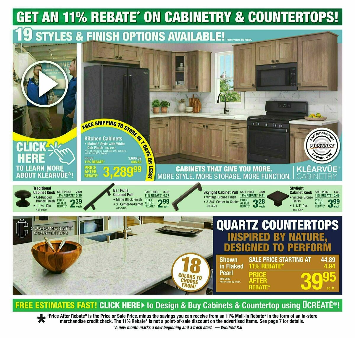 Menards Weekly Ad from July 31