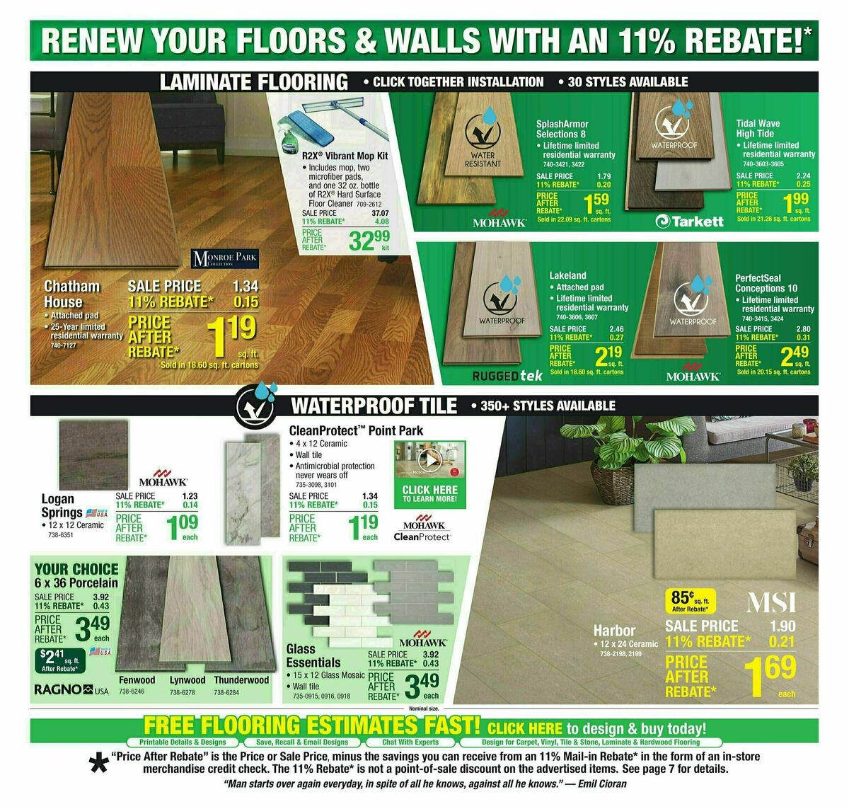 Menards Weekly Ad from July 31