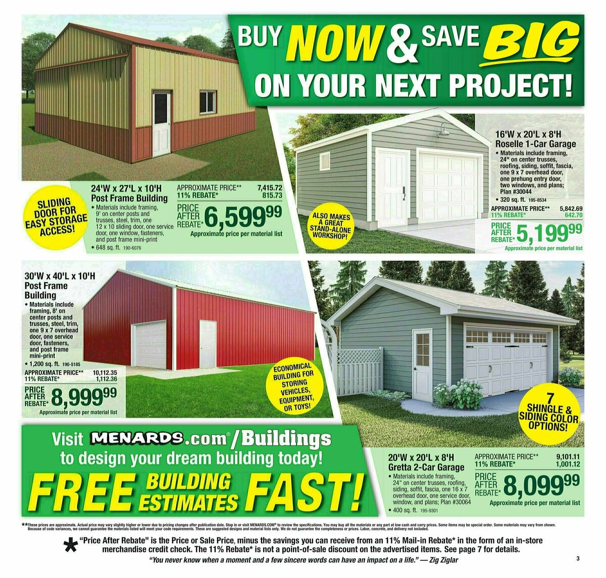 Menards Weekly Ad from July 31