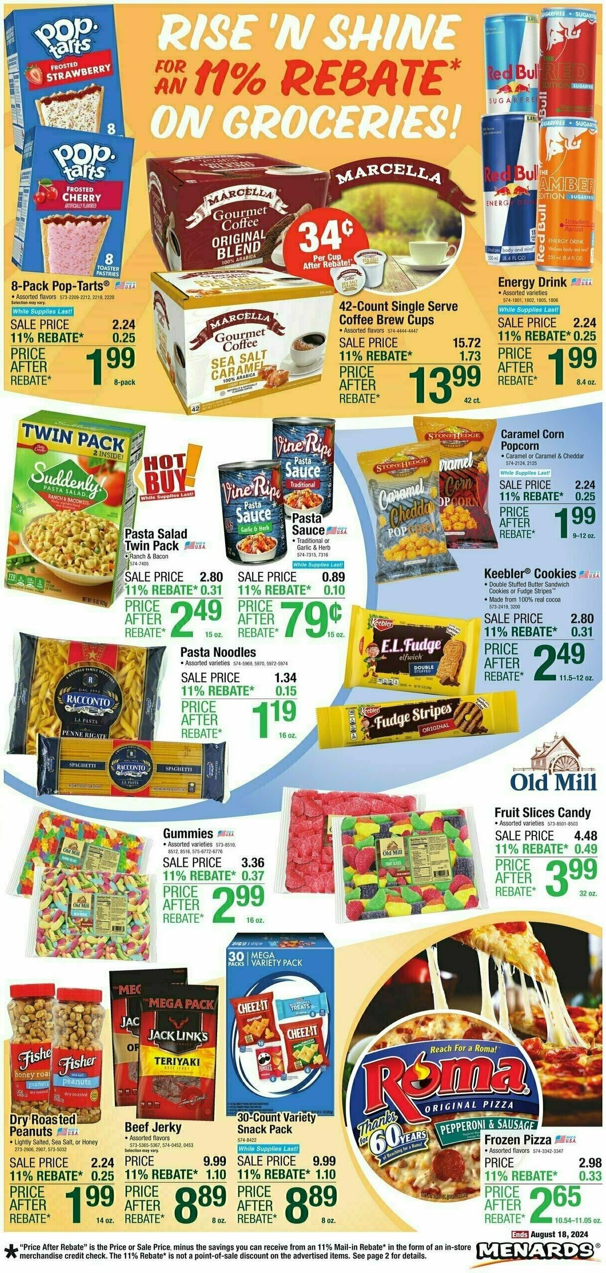 Menards Home Essentials Weekly Ad from August 7