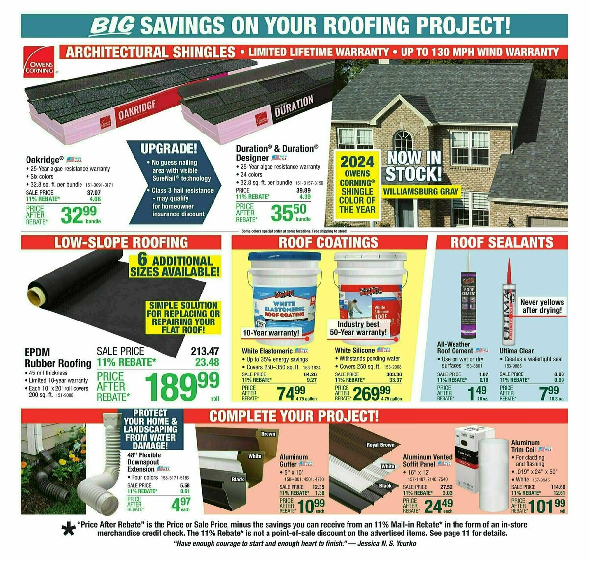 Menards Weekly Ad from August 7