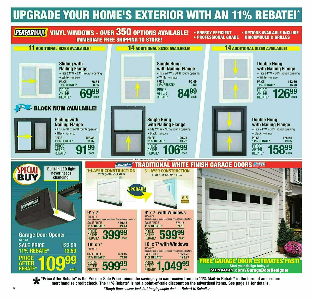 Menards Weekly Ad from August 7