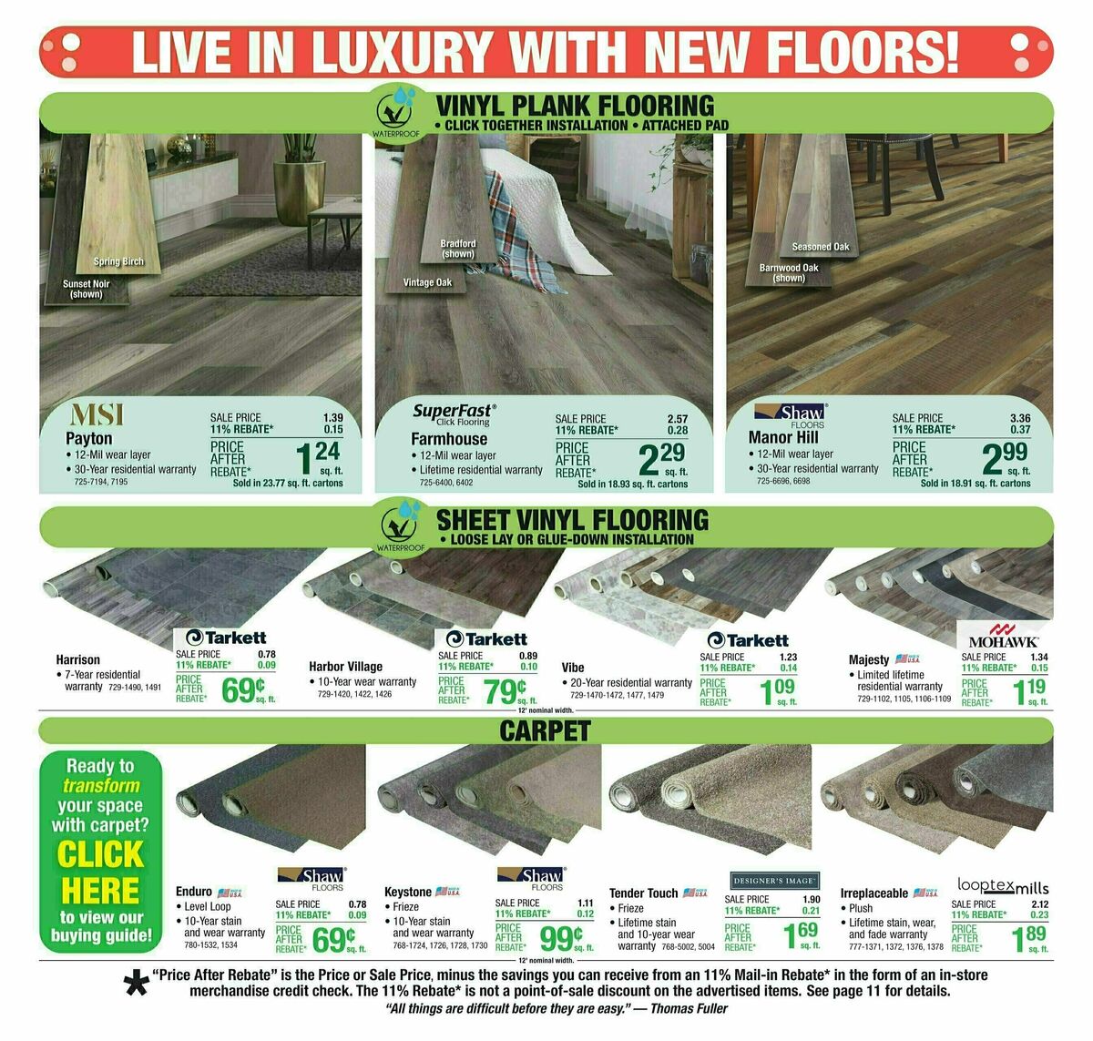 Menards Weekly Ad from August 14