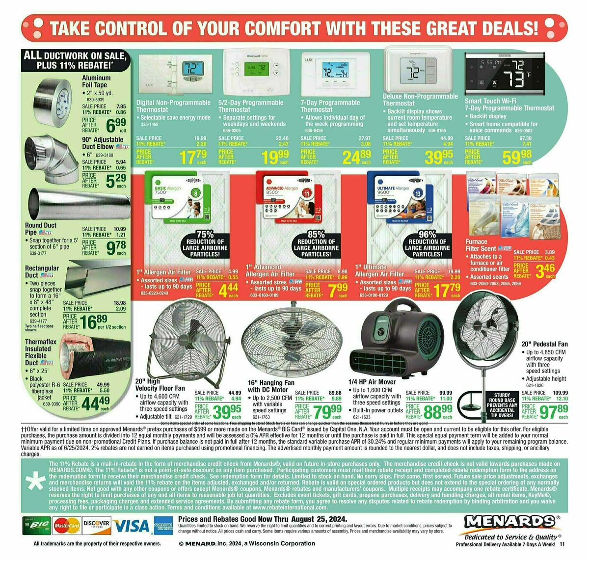 Menards Weekly Ad from August 14