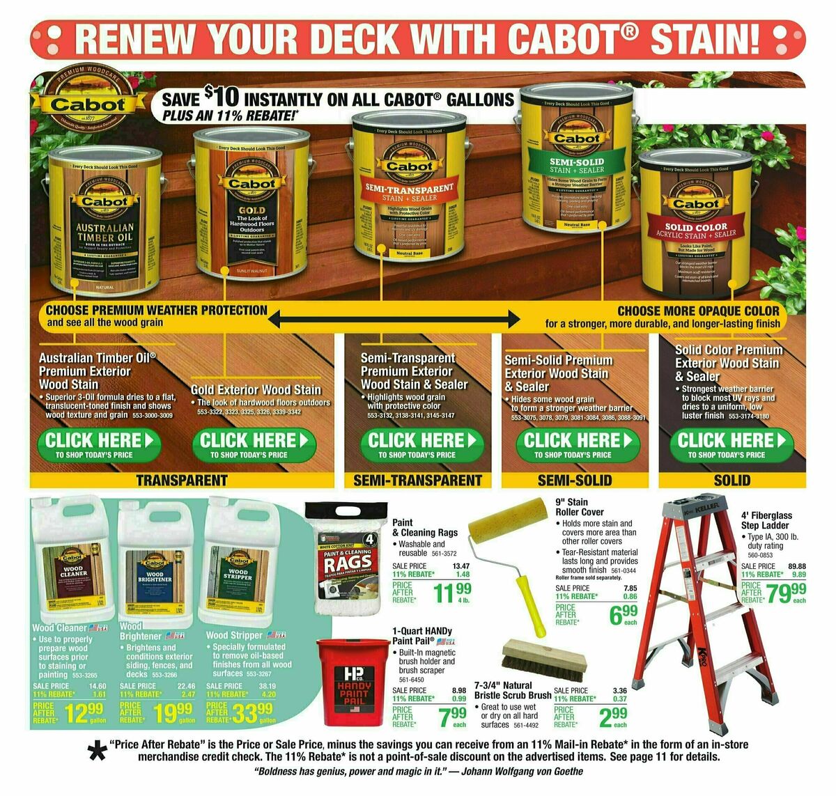 Menards Weekly Ad from August 14