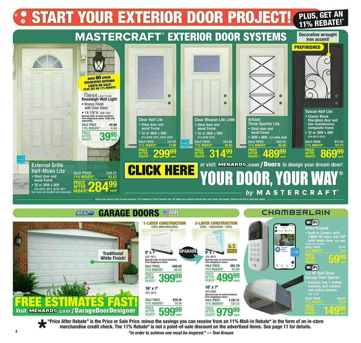 Menards Weekly Ad from August 14