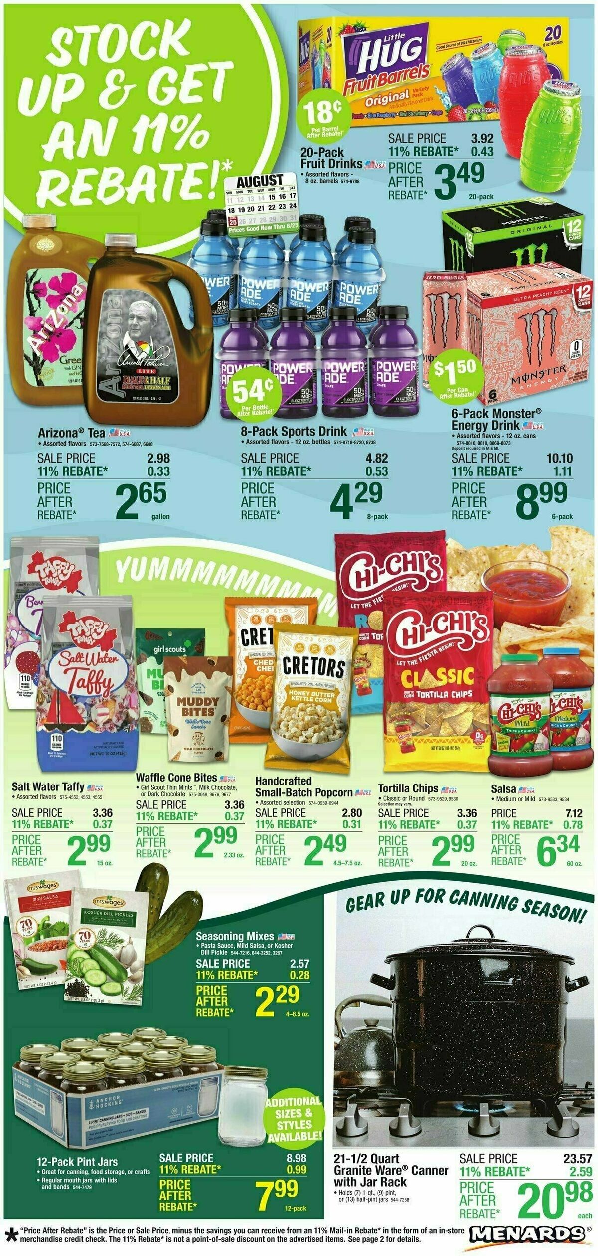 Menards Home Essentials Weekly Ad from August 14