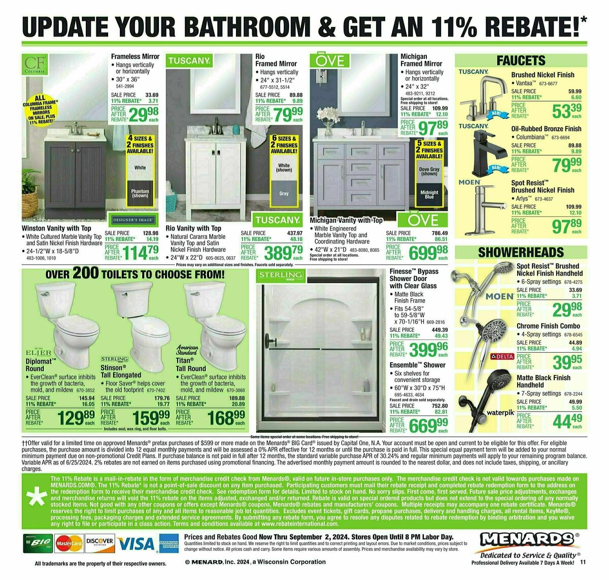 Menards Weekly Ad from August 21