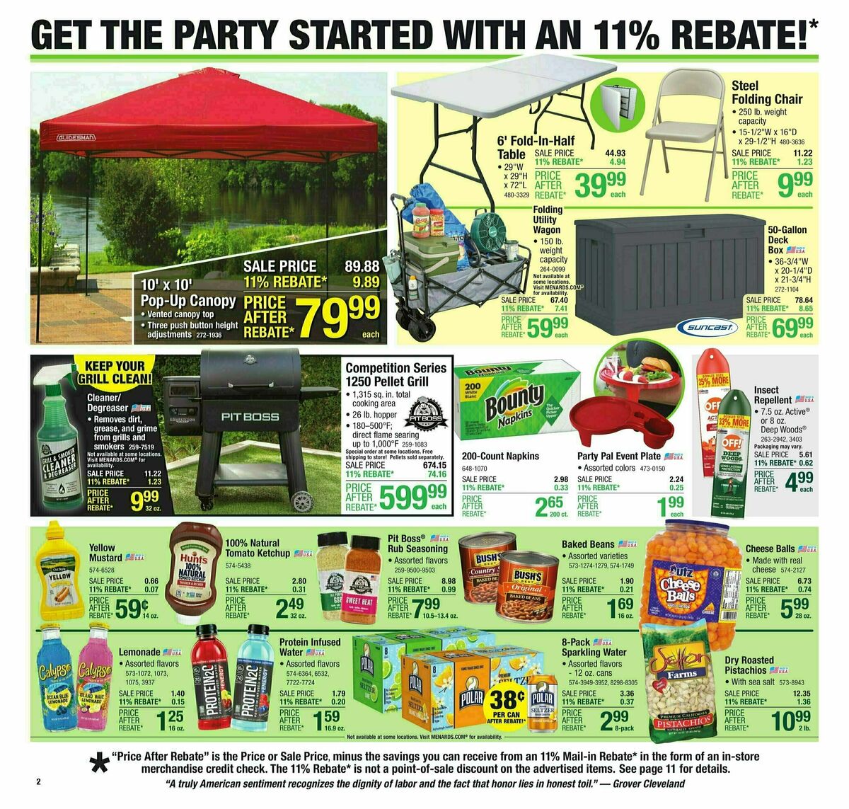 Menards Weekly Ad from August 21