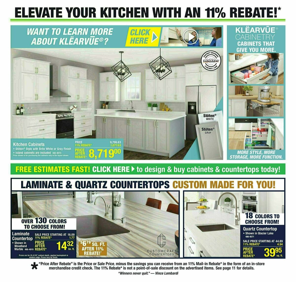 Menards Weekly Ad from August 21