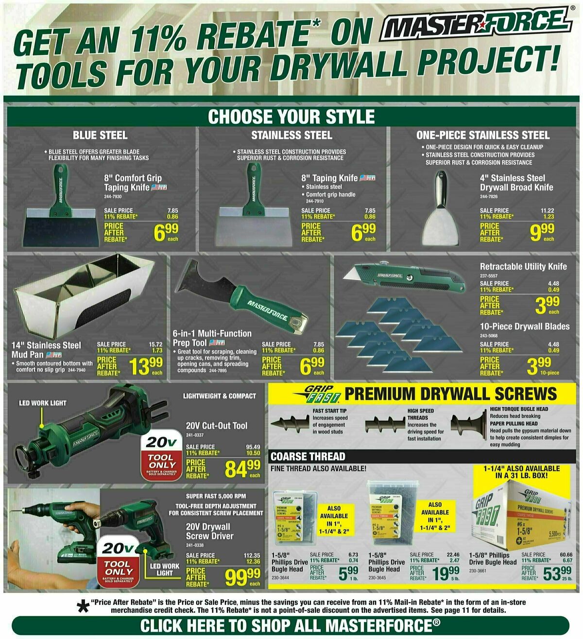 Menards Weekly Ad from August 21