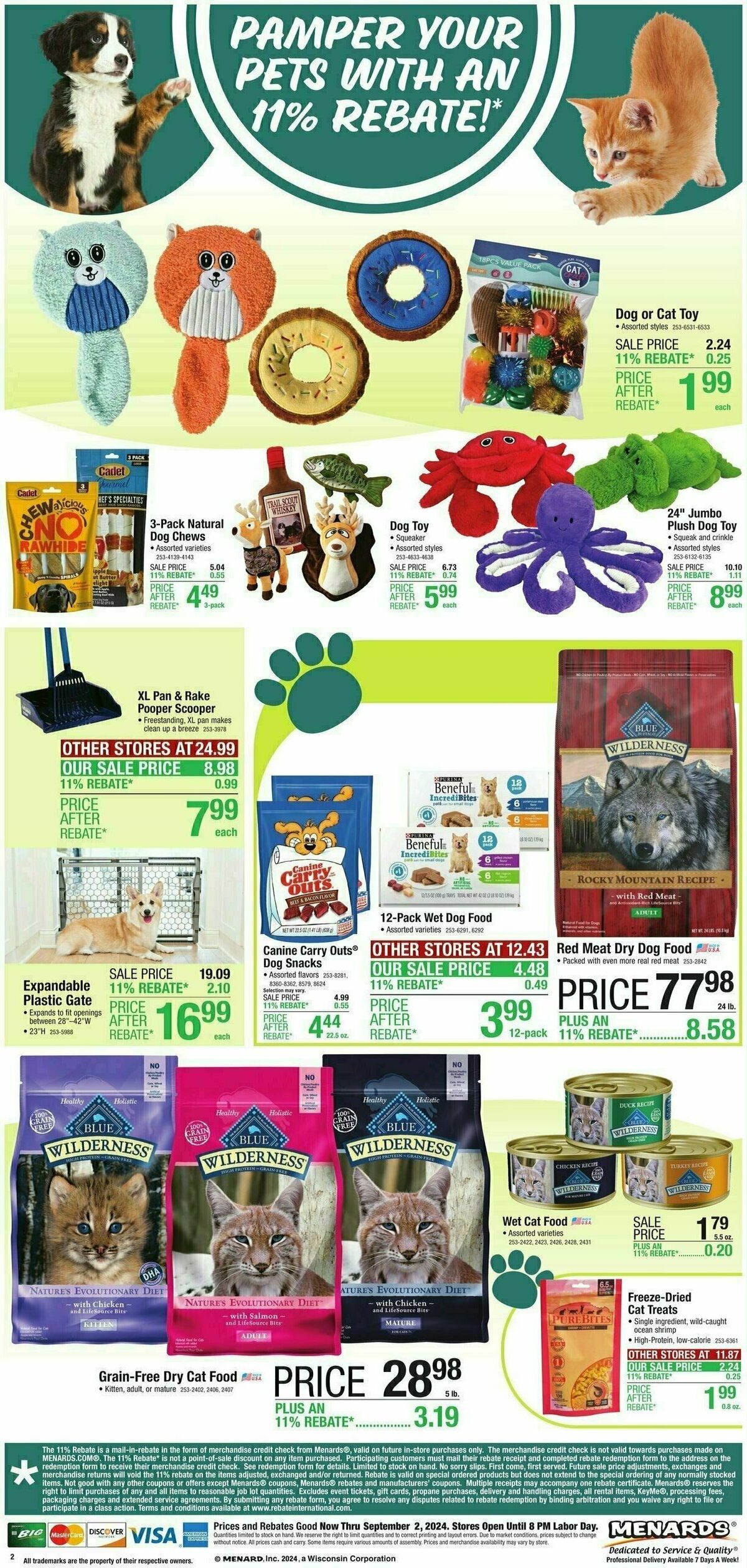 Menards Home Essentials Weekly Ad from August 21