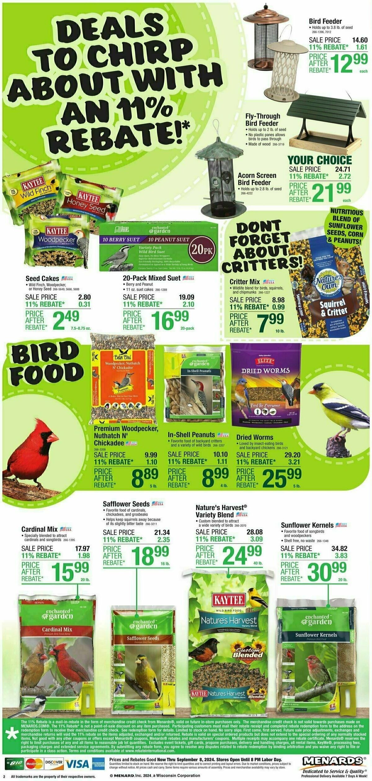 Menards Home Essentials Weekly Ad from August 28