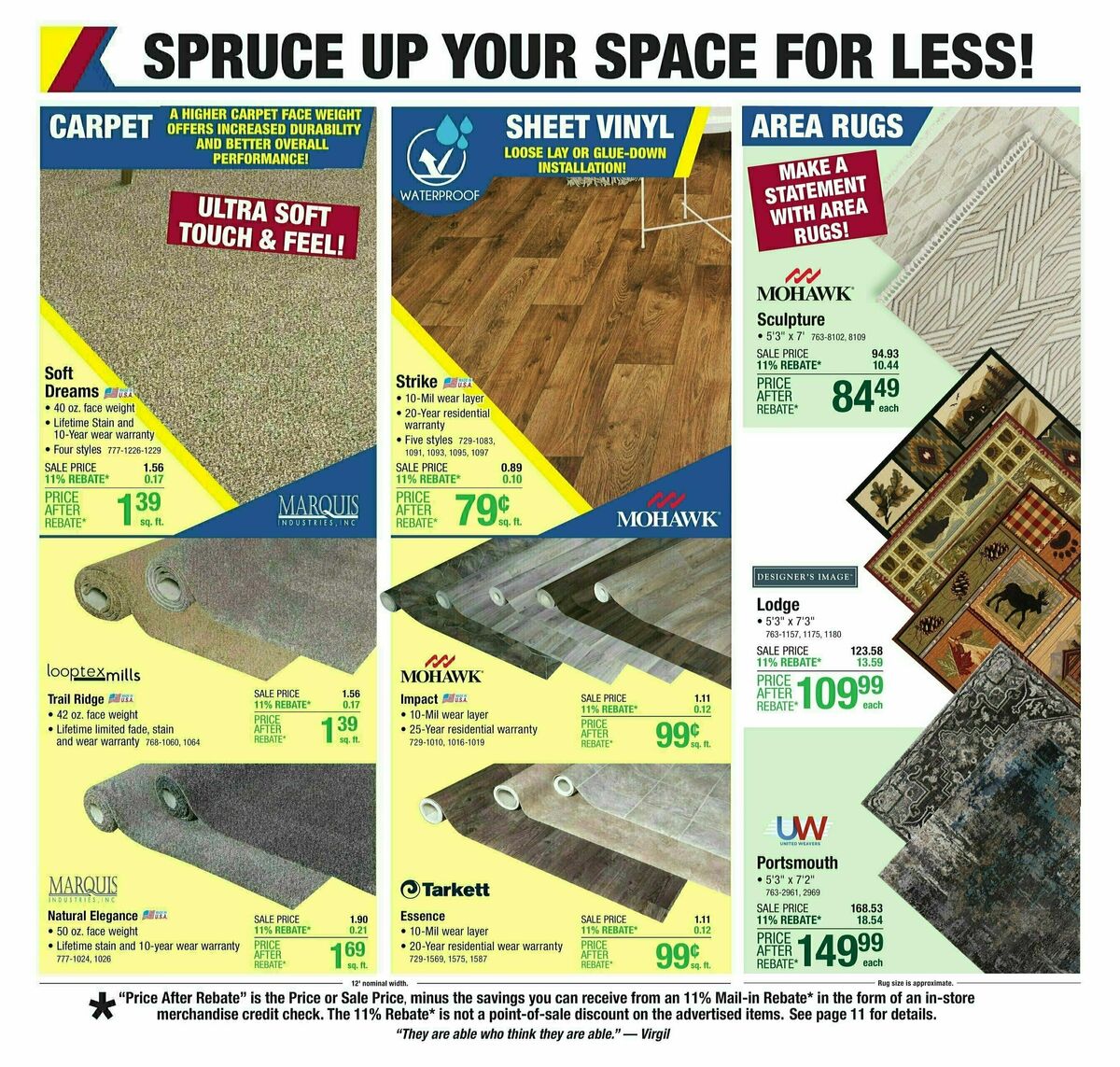 Menards Weekly Ad from August 28