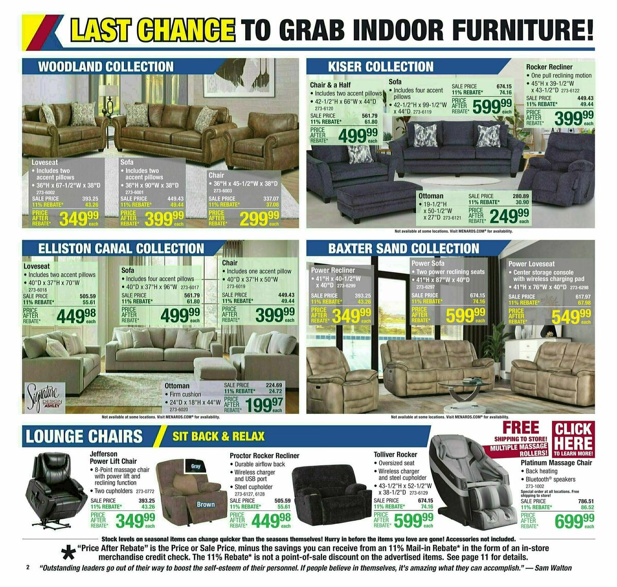 Menards Weekly Ad from August 28