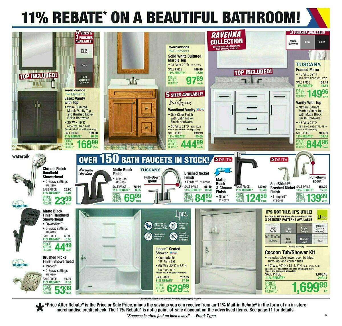 Menards Weekly Ad from August 28