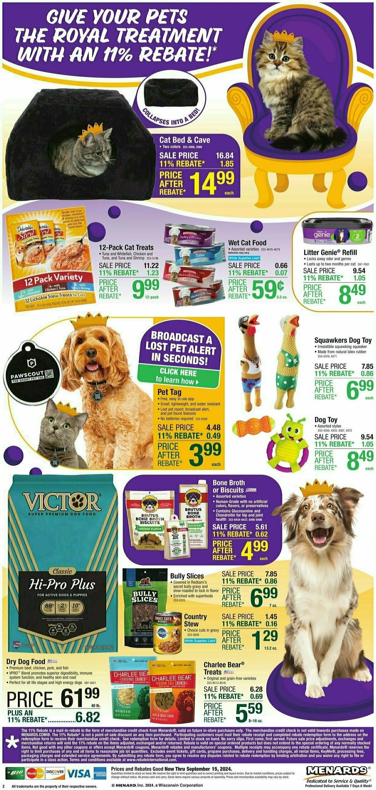 Menards Home Essentials Weekly Ad from September 4