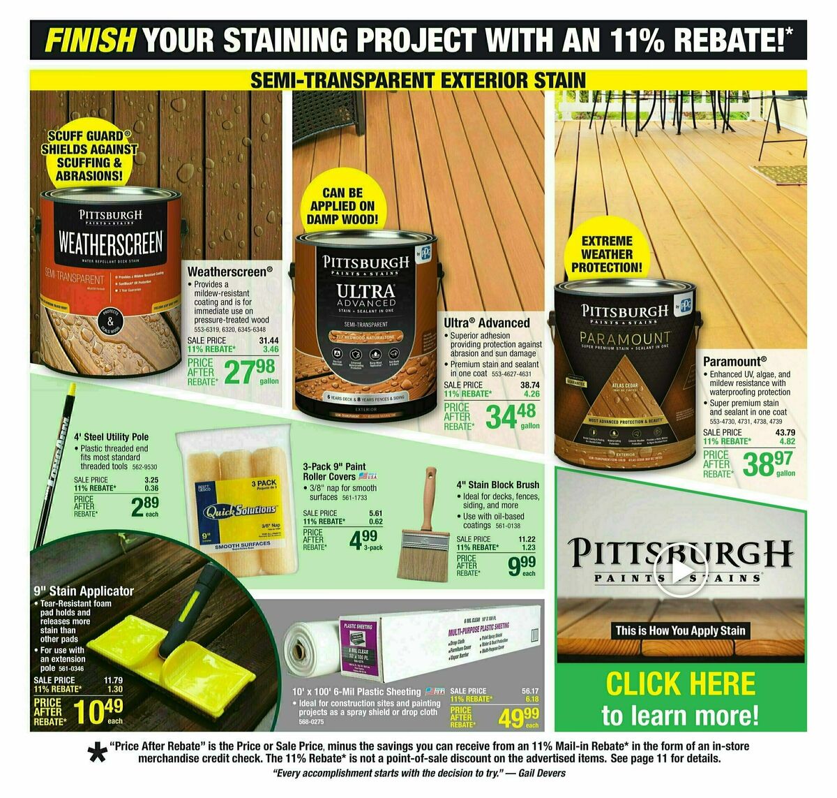 Menards Weekly Ad from September 4