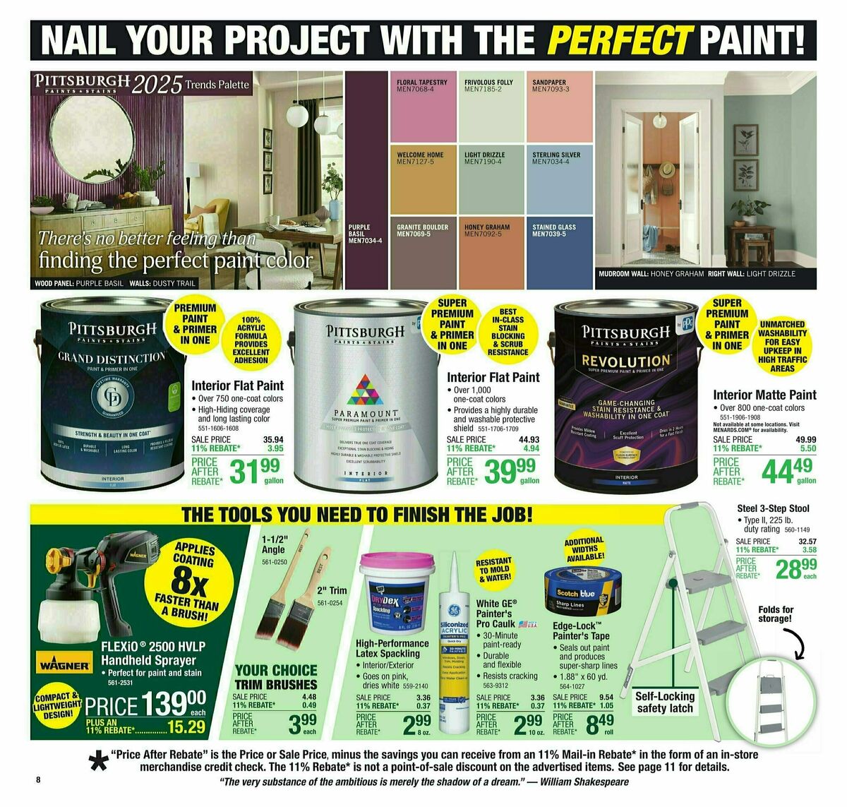 Menards Weekly Ad from September 4