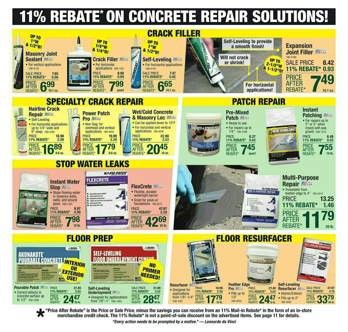 Menards Weekly Ad from September 4